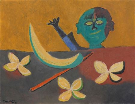 Naturaleza muerta con niño