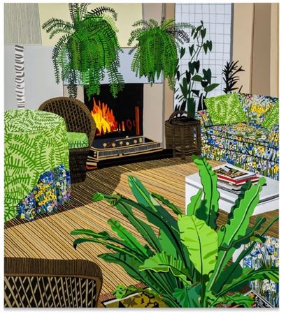 Interior with Fireplace