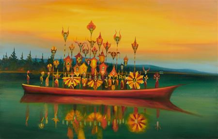 Ship of Fools by Jaroslav Valecka - Auction record, sale price, and art valuation. Compare with similar artists and explore comparable artworks.