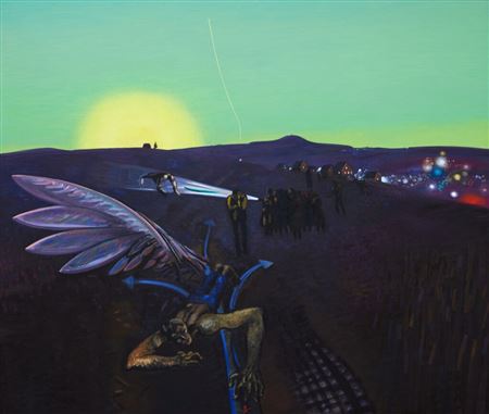 Sample artwork by Wolfgang Mattheuer (1927 - 2004), known for painting, lithography, graphics - View similar artists and auction records