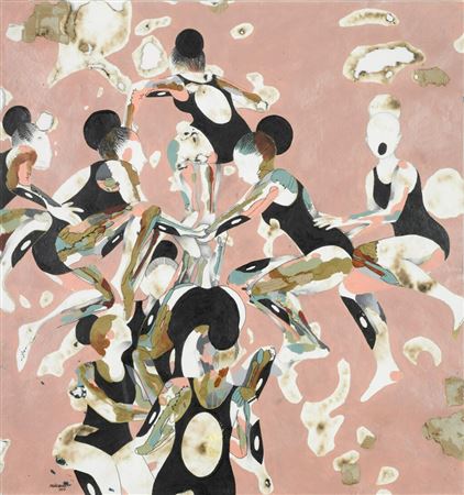 Pink Lake III by Modupeola Fadugba - Auction record, sale price, and art valuation. Compare with similar artists and explore comparable artworks.