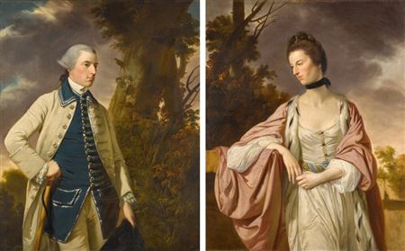 Portrait of Gerard Ann Edwards Hamilton (1732–1773); and a portrait of his wife Lady Jane Edwards (1732–1811) by Tilly Kettle - Auction record, sale price, and art valuation. Compare with similar artists and explore comparable artworks.