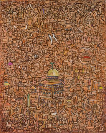 Sample artwork by Jamil Molaeb (Born 1948), known for still life, portrait, genre, landscape and war image painting, teaching - View similar artists and auction records
