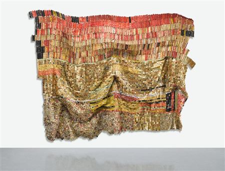 Take My Hand by El Anatsui - Auction record, sale price, and art valuation. Compare with similar artists and explore comparable artworks.