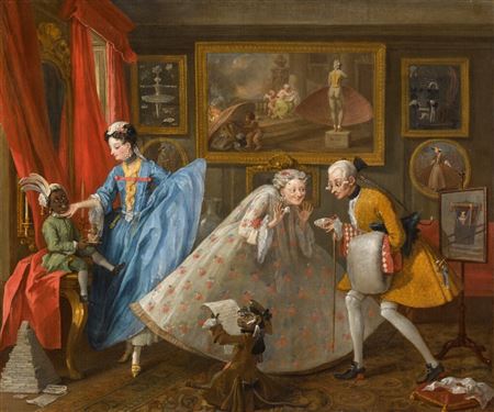 Sample artwork by William Hogarth (1697 - 1764), known for satirical painting, caricatures, engraving - View similar artists and auction records