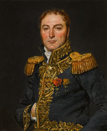 Portrait of General Baron Claude-Marie Meunier (1770–1846), the artist's son-in-law by Jacques-Louis David - Auction record, sale price, and art valuation. Compare with similar artists and explore comparable artworks.