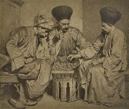 A Game of Chess by Alexandre Bida - Auction record, sale price, and art valuation. Compare with similar artists and explore comparable artworks.