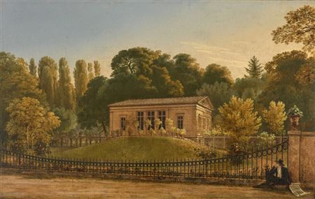 The Gabain Summerhouse by Karl Friedrich Schinkel - Auction record, sale price, and art valuation. Compare with similar artists and explore comparable artworks.