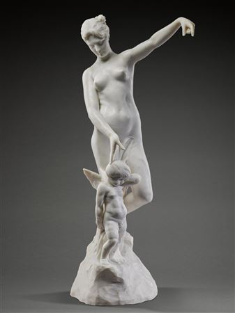 Venus and Cupid by Jef Lambeaux - Auction record, sale price, and art valuation. Compare with similar artists and explore comparable artworks.