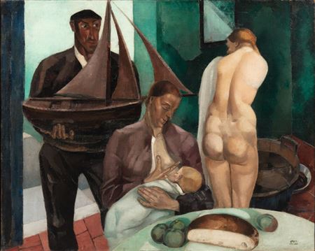 A domestic scene