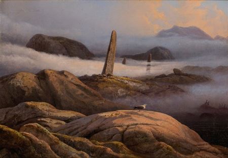 Monument by the Fjord