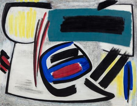 Sample artwork by Gerard Ernest Schneider (1896 - 1986), known for abstract painting - View similar artists and auction records