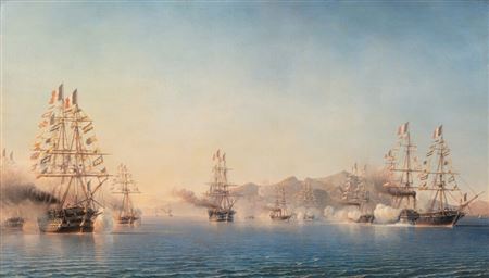 L'arrivée sur la rade de Toulon du Prince-Président Napoléon III, le 27 septembre 1852
