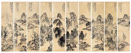 (Four Seasons Landscape Map)