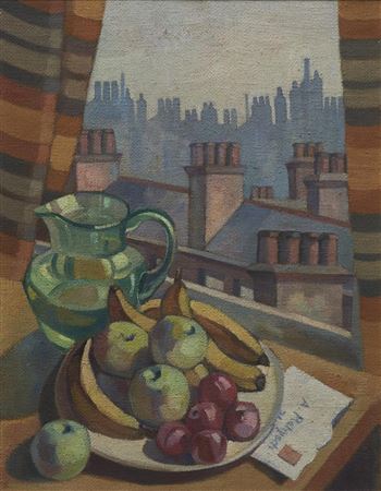 Bloomsbury Window by Alison Baily Green Rehfisch - Auction record, sale price, and art valuation. Compare with similar artists and explore comparable artworks.