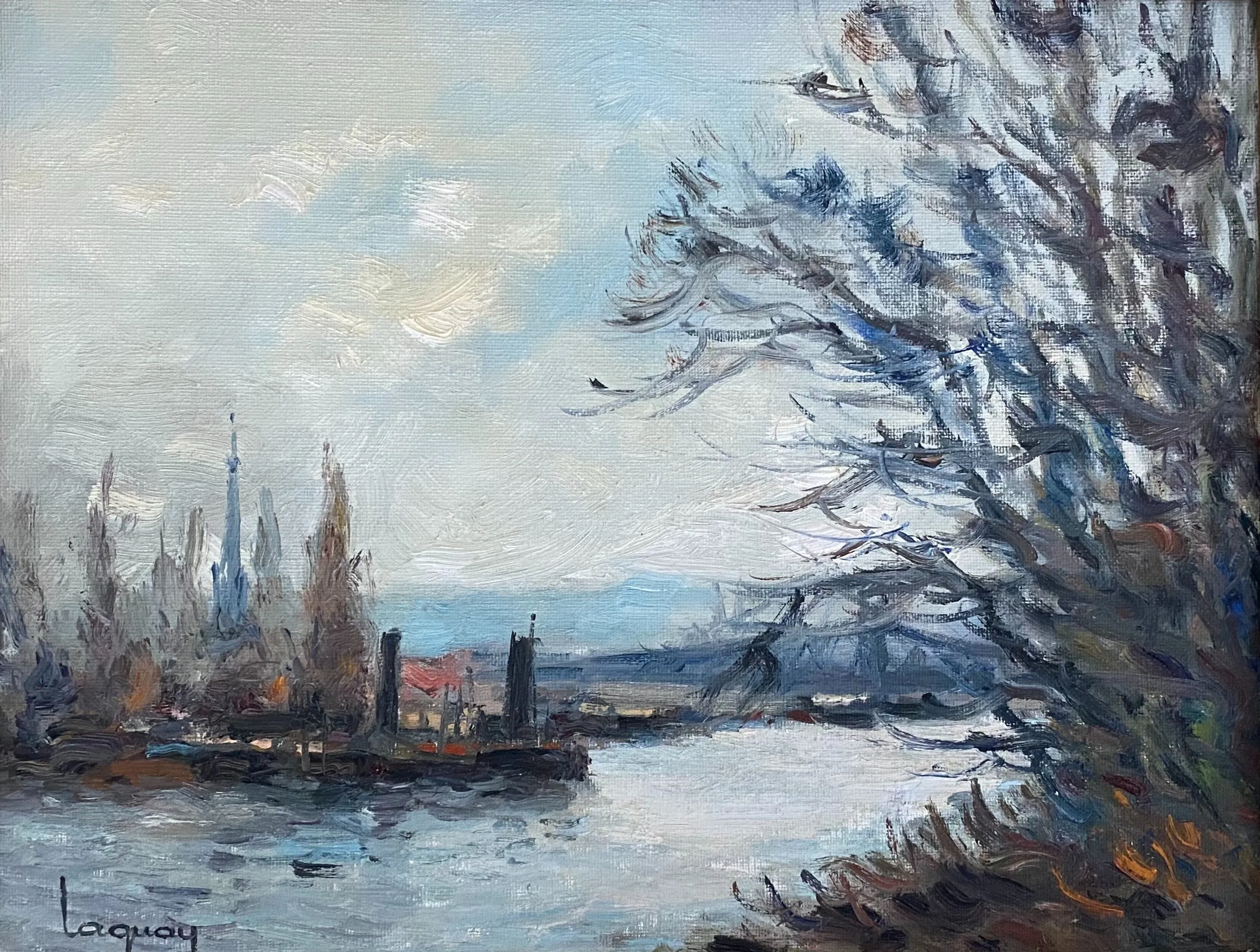 Les Vieux Bateaux, Sotteville" by Marcel Laquay - Auction record, sale price, and art valuation. Compare with similar artists and explore comparable artworks.