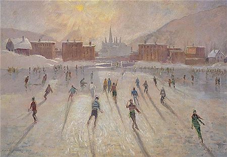 Skating in Davos, Suiza