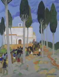 Sample artwork by Nuria Llimona Raymat (1917 - 2011), known for painting - View similar artists and auction records