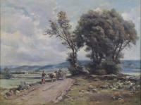 COUNTRY LANDSCAPE WITH A CART
