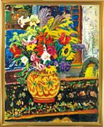 Flower by Fumio Asahina - Auction record, sale price, and art valuation. Compare with similar artists and explore comparable artworks.