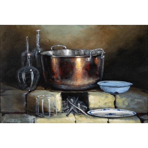 Sample artwork by Denzil Herring (1940 - 2008), known for still life painting - View similar artists and auction records