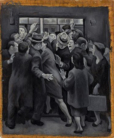 Untitled, (Subway), and Untitled, (Demonstration). (2)