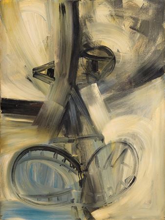 Confrontation #23A. by Merton D Simpson - Auction record, sale price, and art valuation. Compare with similar artists and explore comparable artworks.