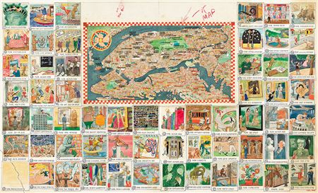 New York City Map With Landmarks