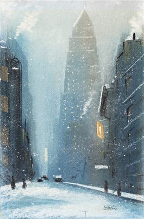 Snowy Day, New York