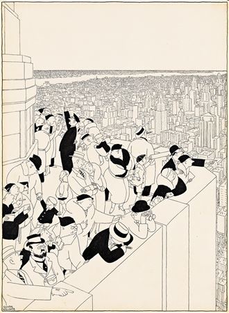 "Fellow Citizens Observation Platform." by Gluyas Williams - Auction record, sale price, and art valuation. Compare with similar artists and explore comparable artworks.