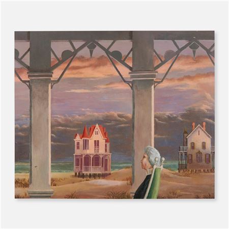 Victorian (Shore Landscape with House)