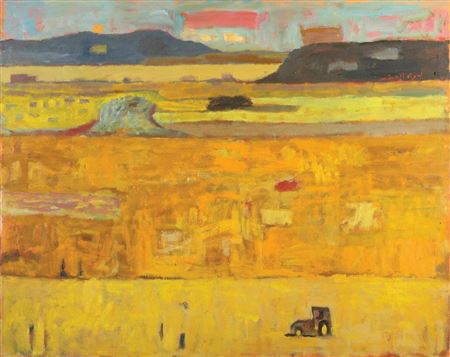 In the Field by Michael Kovner - Auction record, sale price, and art valuation. Compare with similar artists and explore comparable artworks.
