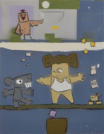 Figures and Mouse, 2011 by Adi Sened - Auction record, sale price, and art valuation. Compare with similar artists and explore comparable artworks.