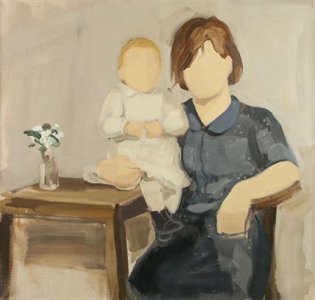 Mother and Infant by Gideon Rubin - Auction record, sale price, and art valuation. Compare with similar artists and explore comparable artworks.