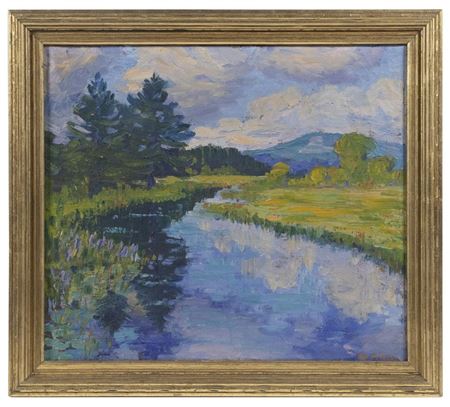 Goose River, Swansville, Maine, July, 1930