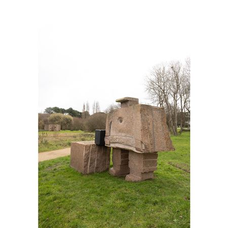 Sculpture "L'Homme de granit" (The Granite Man)