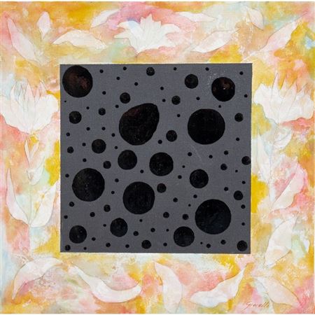 Flower and black