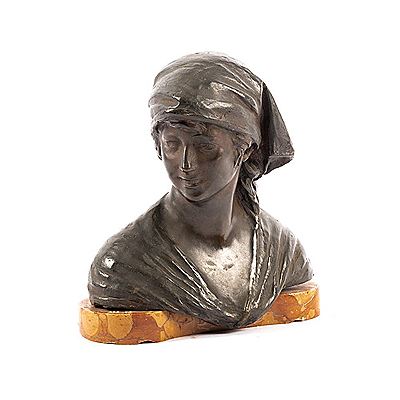 Mezzobusto di popolana by Benedetto De Lisi - Auction record, sale price, and art valuation. Compare with similar artists and explore comparable artworks.