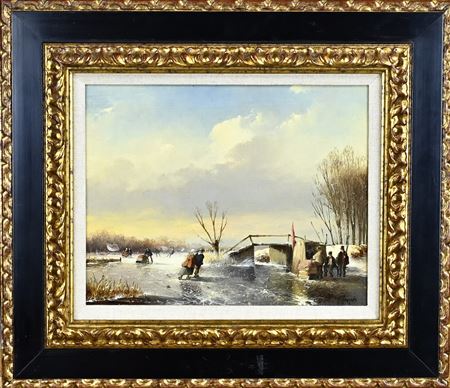 Dutch ice fun with figures