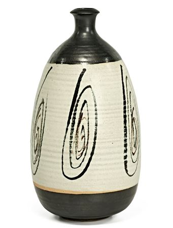 Sample artwork by Antonio Tony Prieto (1912 - 1967), known for sculpture-mod ceramic vessel - View similar artists and auction records