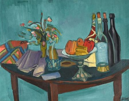"Green Bottles on a Green Ground" (1927)