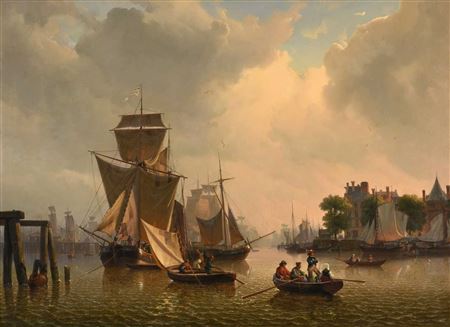 Harbour at dusk