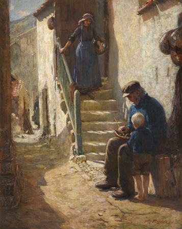 Sample artwork by Percy Morton Teasdale (1870 - 1961), known for painting - View similar artists and auction records