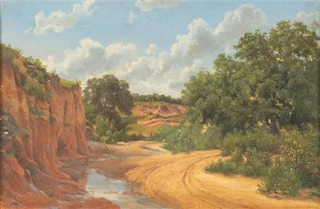 Texas Landscape by Karl Lungkwitz - Auction record, sale price, and art valuation. Compare with similar artists and explore comparable artworks.