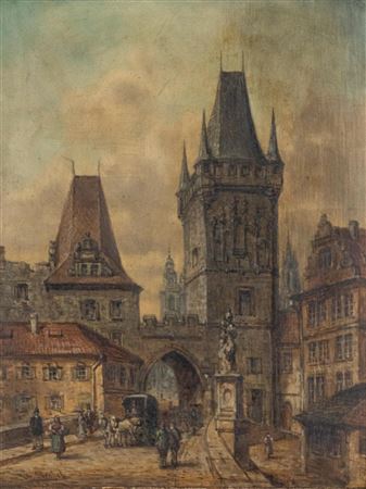 Prague Street Scene