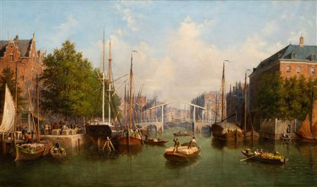Activities on the river Amstel, Amsterdam