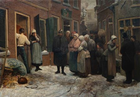 Op straat gezet