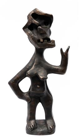 Hommage Henry Moore (L’homme avec laye bouche)