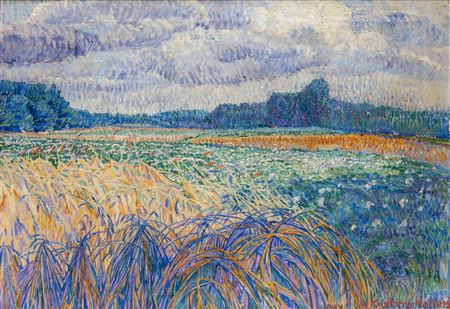 A bright cornfield by Jo Koster - Auction record, sale price, and art valuation. Compare with similar artists and explore comparable artworks.