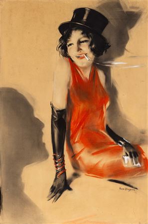 Sample artwork by Han Van Meegeren (1889 - 1947), known for portrait painting, art forgery - View similar artists and auction records